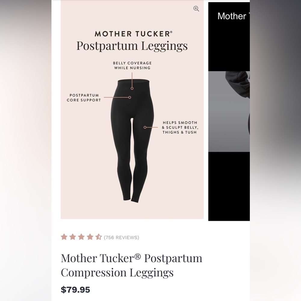 belly Bandit Mother Tucker postpartum leggings